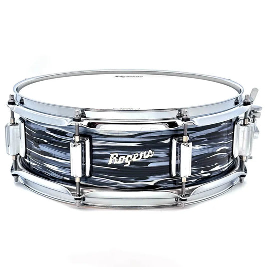Rogers Powertone Snare Drum 14x5 70s Black Oyster - Drum Center Of Portsmouth