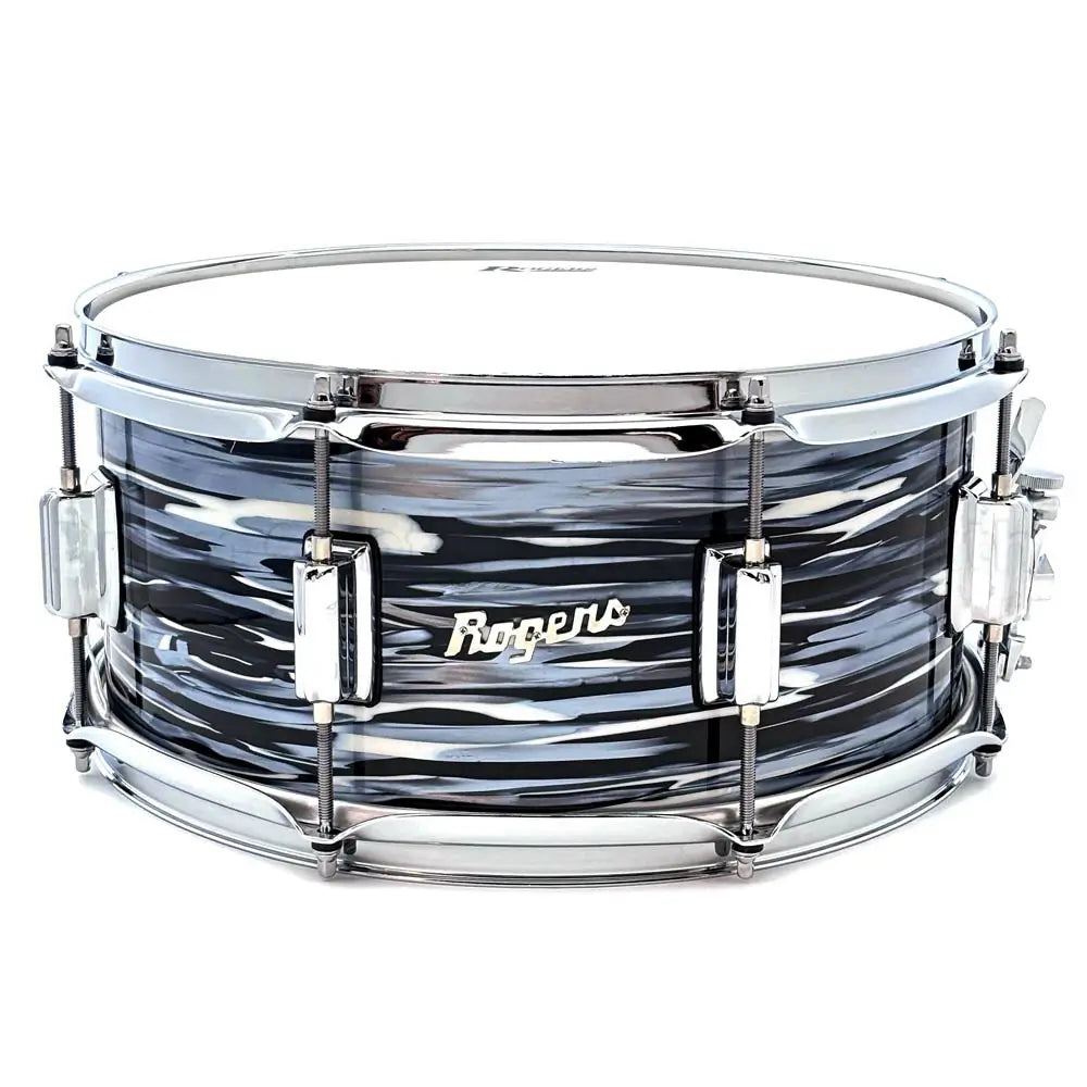 Rogers Powertone Snare Drum 14x6.5 70s Black Oyster - Drum Center Of Portsmouth