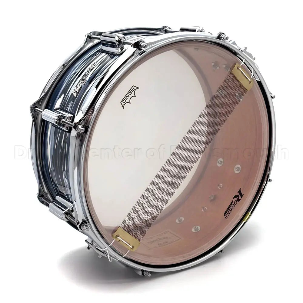 Rogers Powertone Snare Drum 14x6.5 70s Black Oyster - Drum Center Of Portsmouth