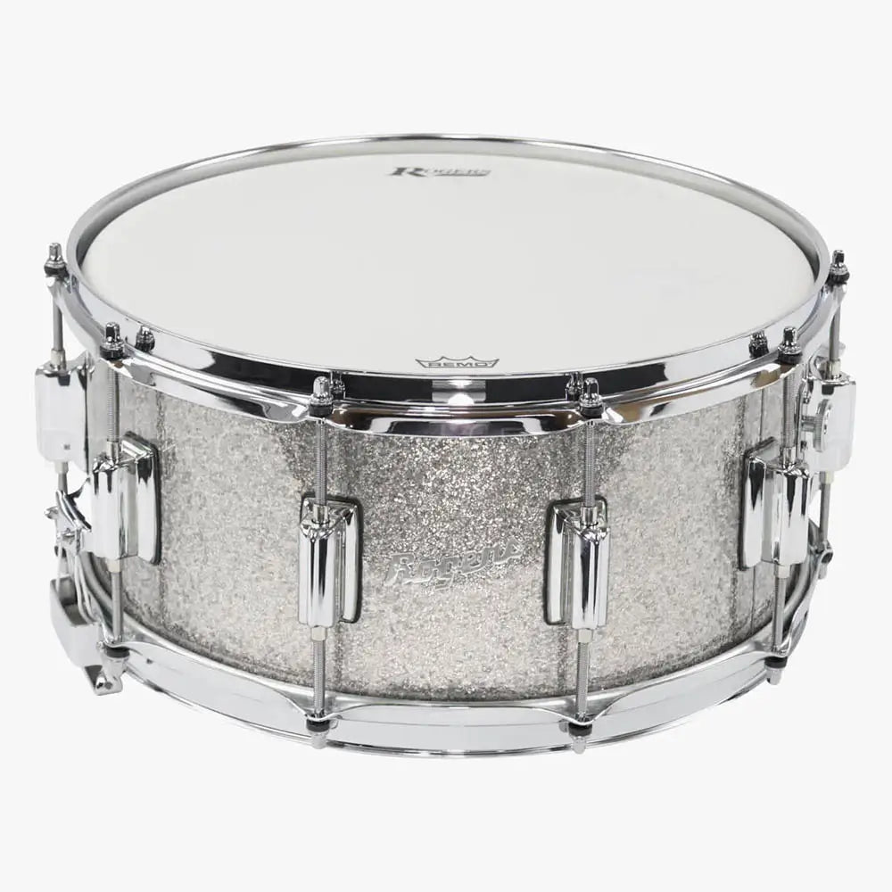 Rogers Dyna-Sonic Snare Drum 14x6.5 Silver Sparkle
