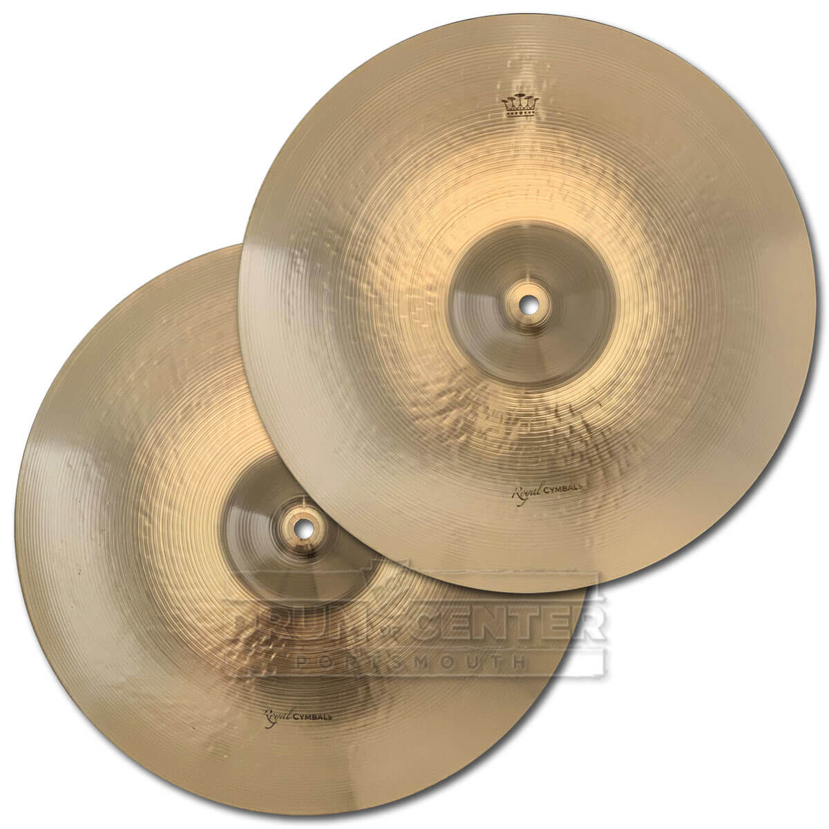 Royal Cymbals Royal Hi Hat Cymbals Brilliant 15" 1110/1635 grams - Drum Center Of Portsmouth