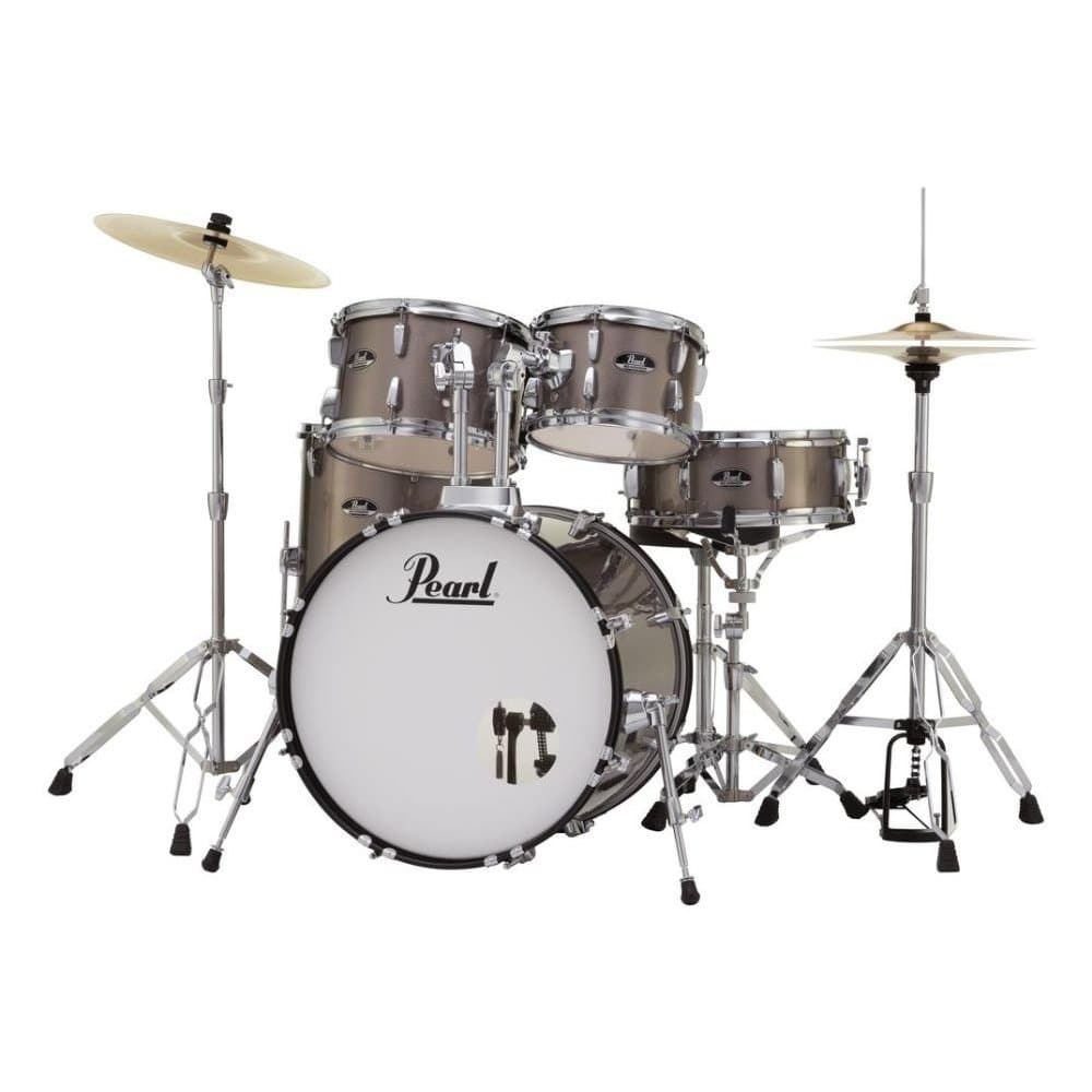 Pearl Roadshow 5 pc Set w/ Hardware & Cymbals - Bronze Metallic