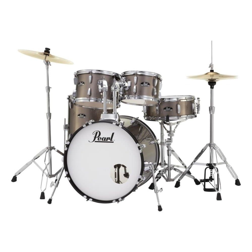 Pearl Roadshow 5 pc Set w/ Hardware & Cymbals - Bronze Metallic