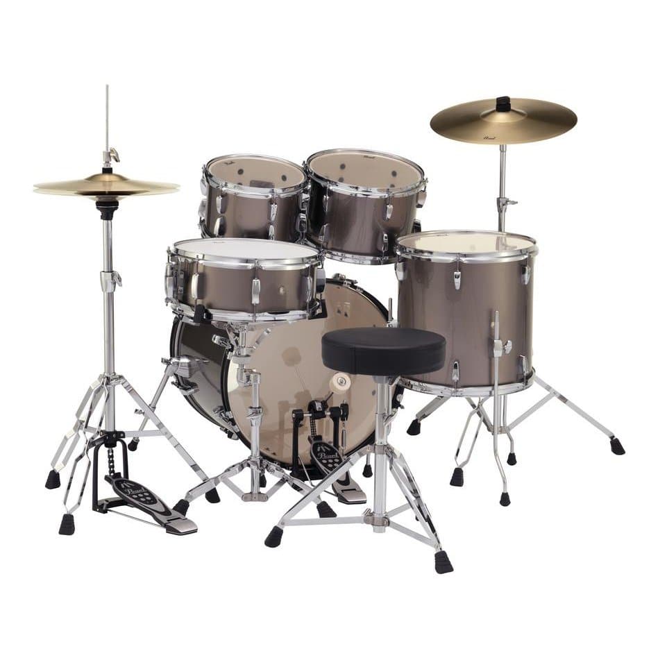 Pearl Roadshow 5 pc Set w/ Hardware & Cymbals - Bronze Metallic