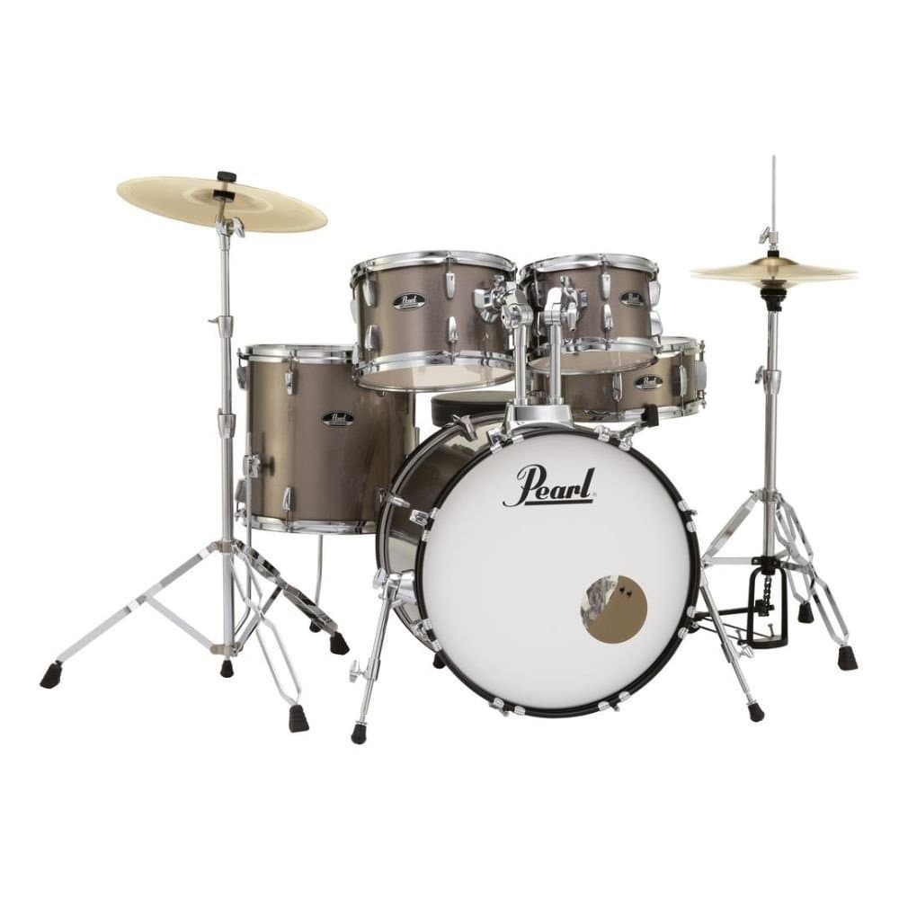 Pearl Roadshow 5 pc Set w/ Hardware & Cymbals - Bronze Metallic