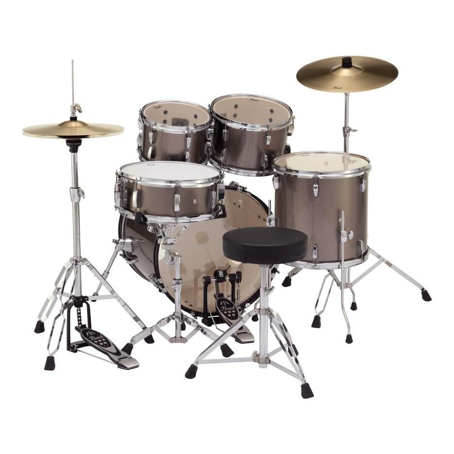 Pearl Roadshow 5 pc Set w/ Hardware & Cymbals - Bronze Metallic