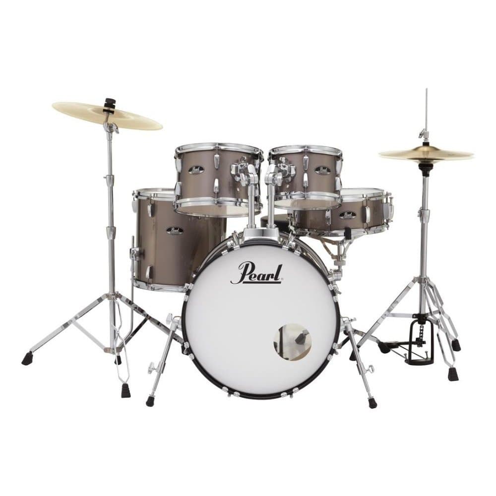 Pearl Roadshow RS505C 5-Piece Drum Set w/ Hardware & Cymbals (Bronze Metallic)