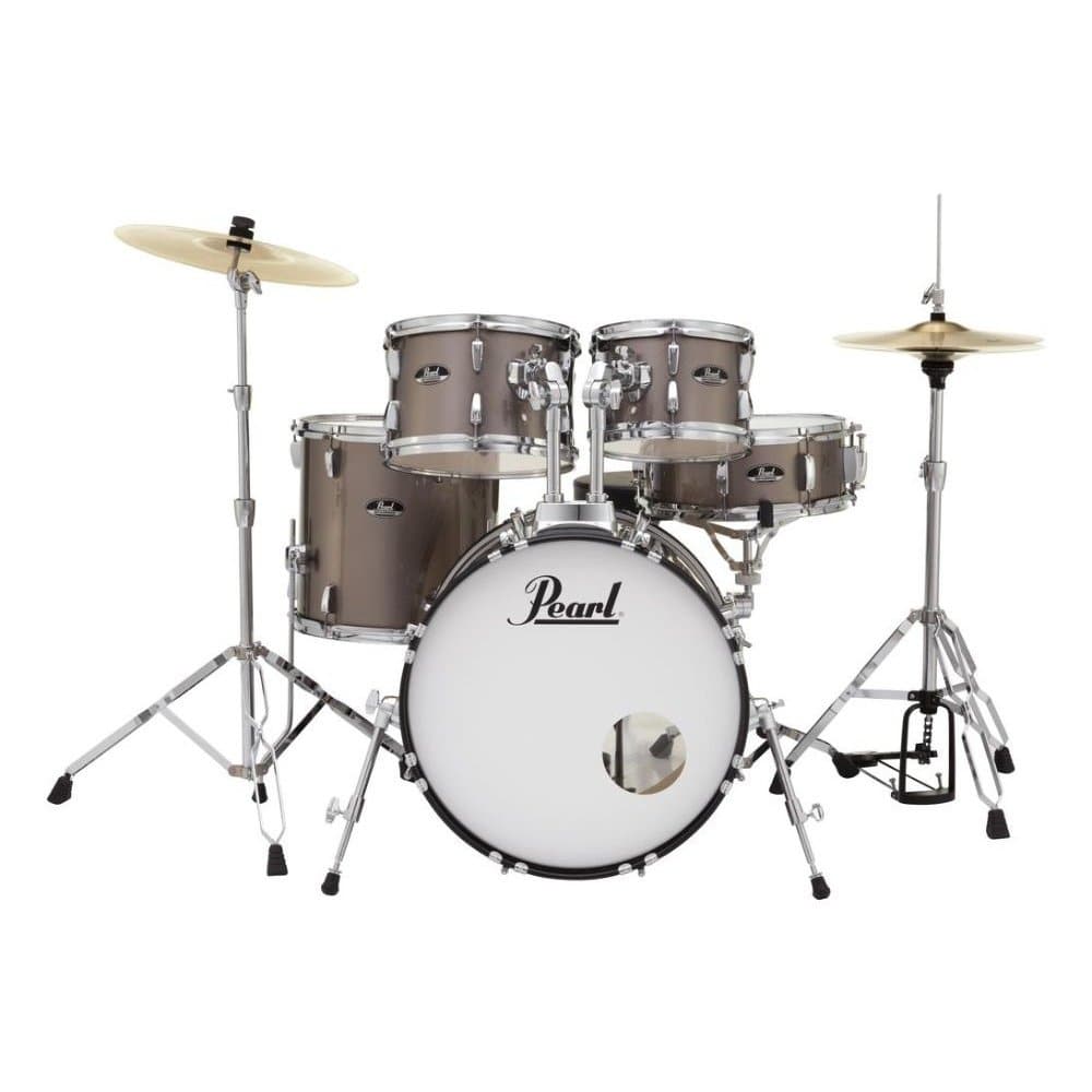 Pearl Roadshow 5 pc Set w/ Hardware & Cymbals - Bronze Metallic