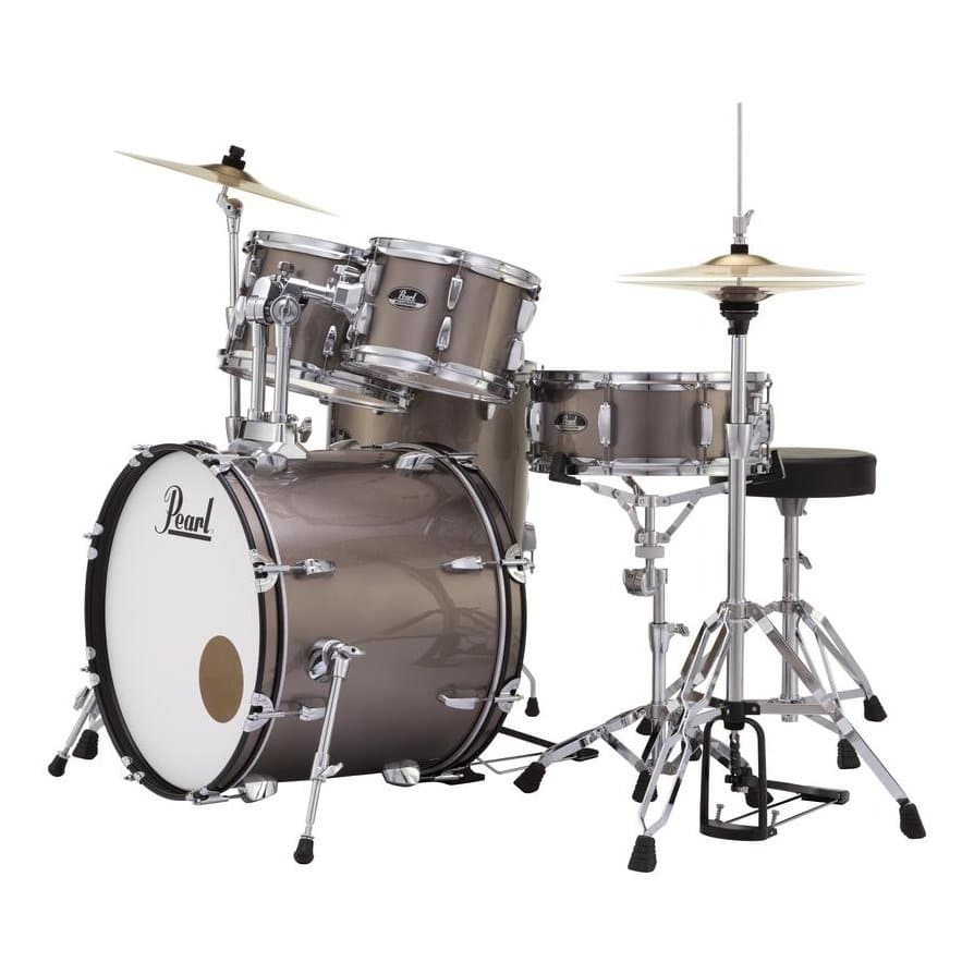 Pearl Roadshow 5 pc Set w/ Hardware & Cymbals - Bronze Metallic