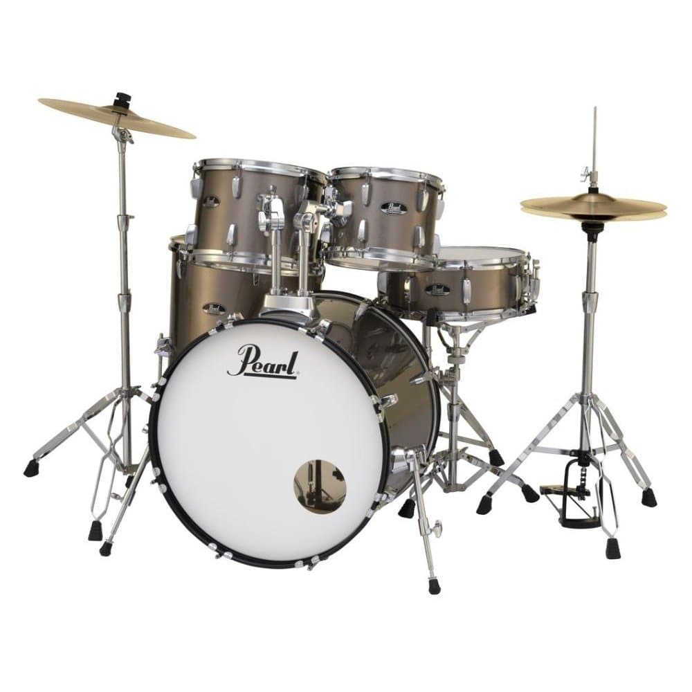 Pearl Roadshow 5 pc Set w/ Hardware & Cymbals - Bronze Metallic