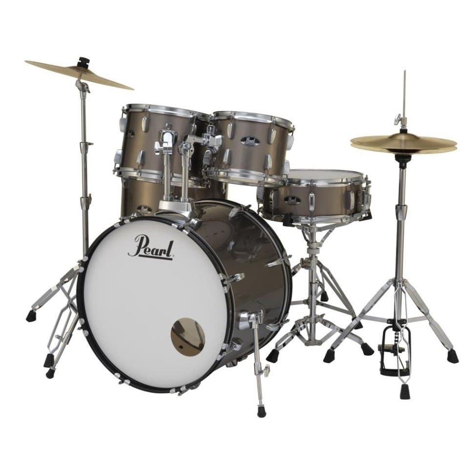 Pearl Roadshow 5 pc Set w/ Hardware & Cymbals - Bronze Metallic