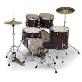 Pearl Roadshow 5 Piece Drum Set With Hardware & Cymbals - Wine Red