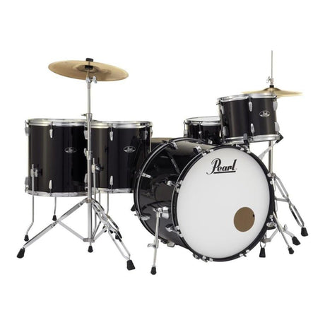 Pearl Roadshow 5 Piece Drum Set With Hardware & Cymbals - Jet Black RS525WFC/C31