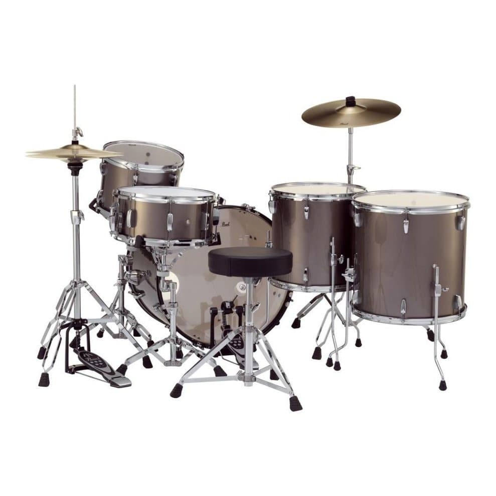 Pearl Roadshow 5 pc Set w/ Hardware & Cymbals - Bronze Metallic