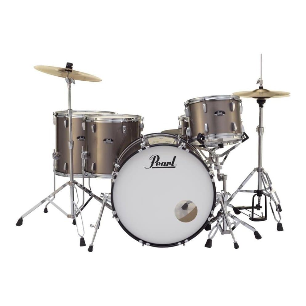 Pearl Roadshow 5 pc Set w/ Hardware & Cymbals - Bronze Metallic