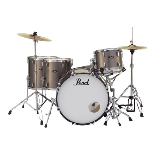 Pearl Roadshow 5 pc Set w/ Hardware & Cymbals - Bronze Metallic