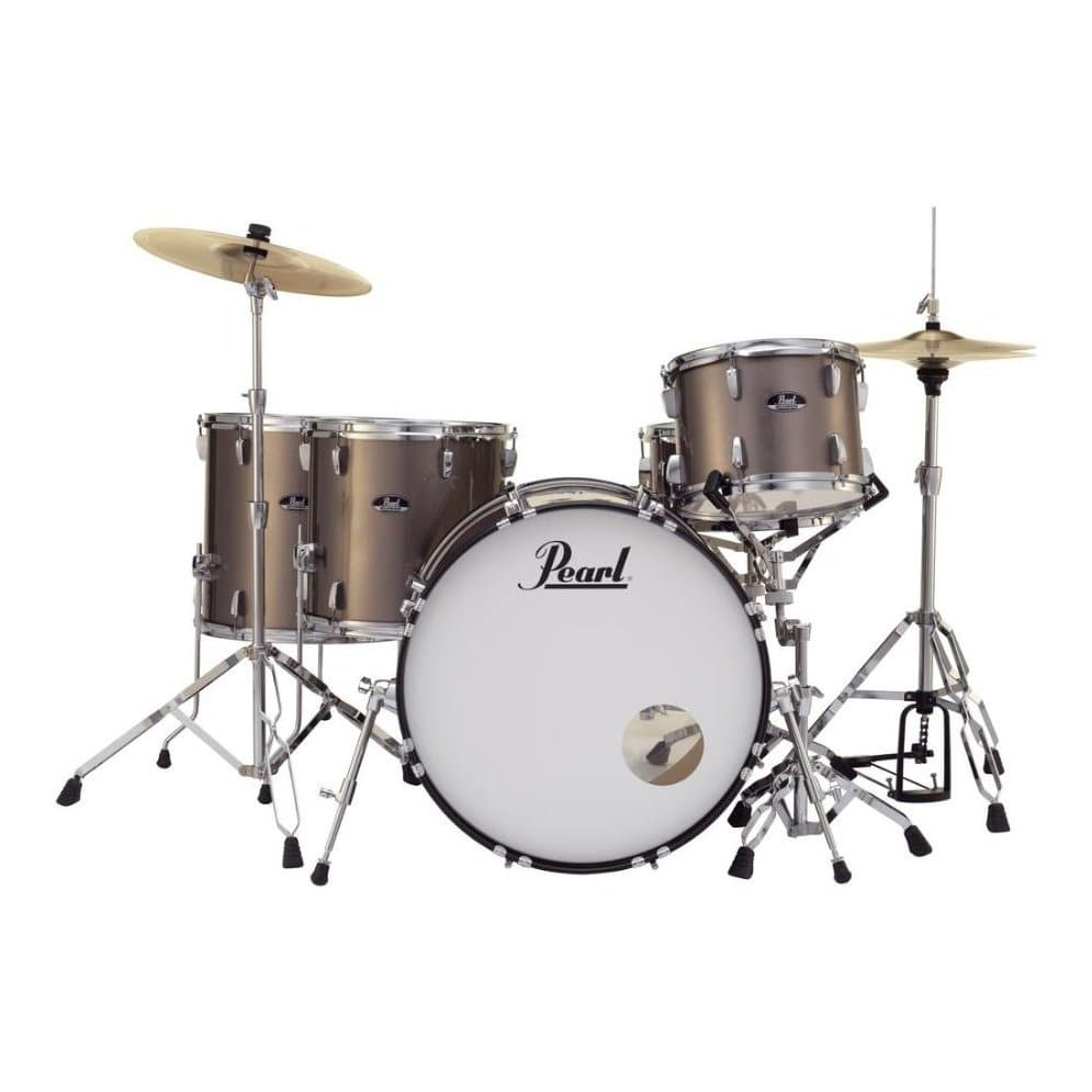 Pearl Roadshow 5 pc Set w/ Hardware & Cymbals - Bronze Metallic