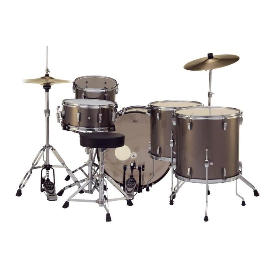 Pearl Roadshow 5 pc Set w/ Hardware & Cymbals - Bronze Metallic