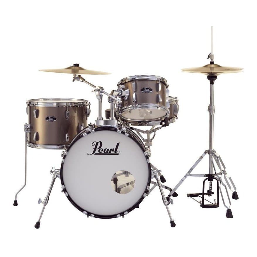 Pearl Roadshow 4 pc Set w/ Hardware & Cymbals - Bronze Metallic