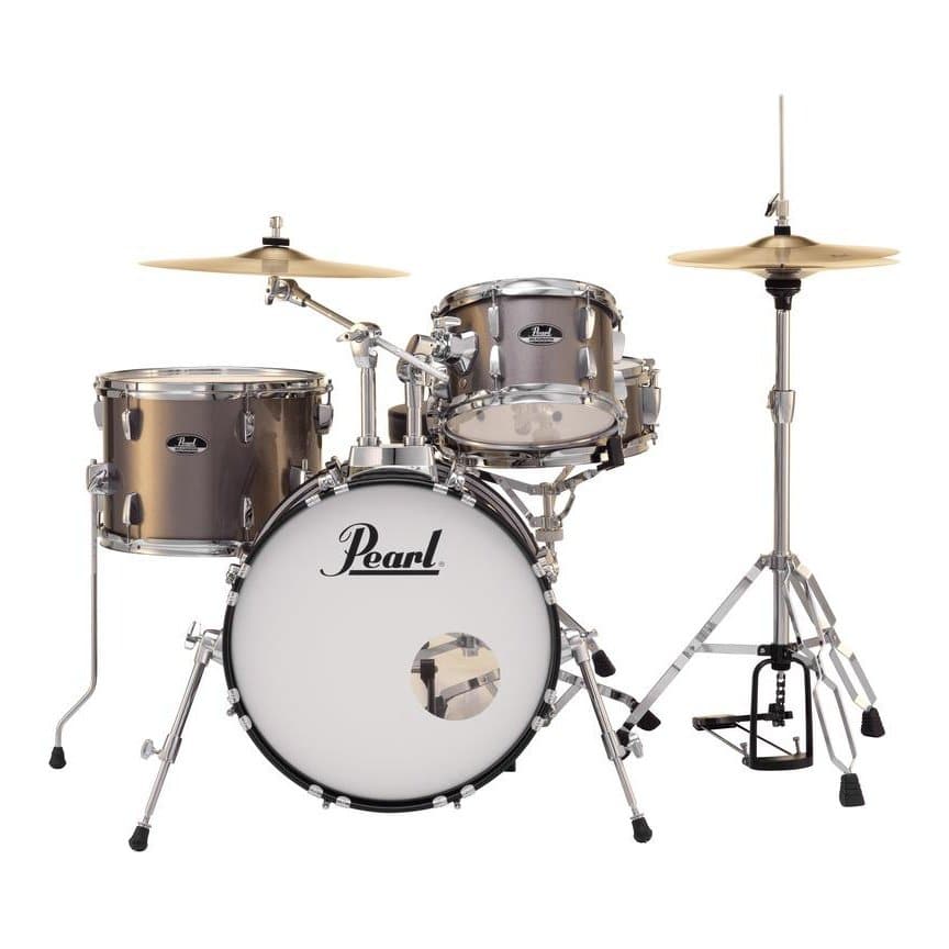 Pearl Roadshow 4 pc Set w/ Hardware & Cymbals - Bronze Metallic