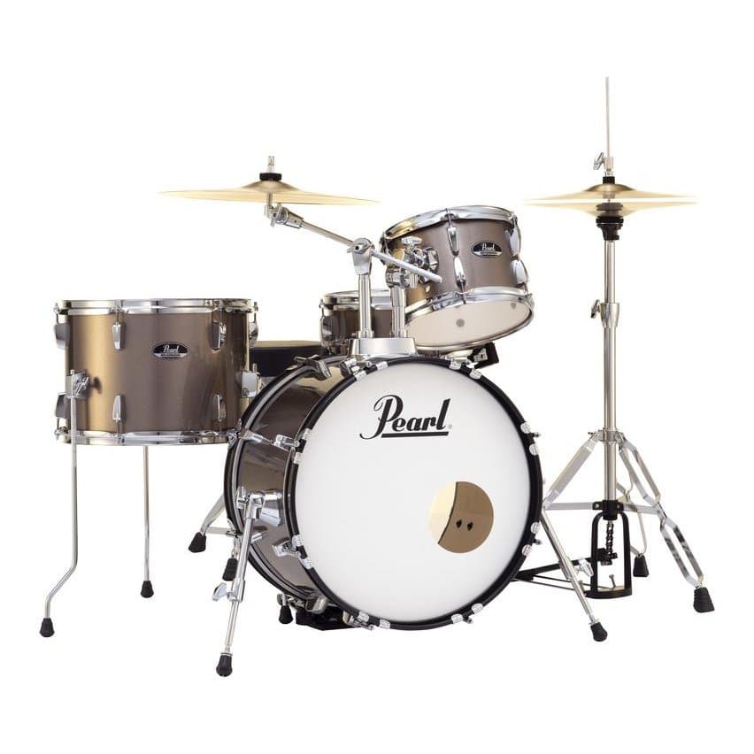 Pearl Roadshow 4 pc Set w/ Hardware & Cymbals - Bronze Metallic