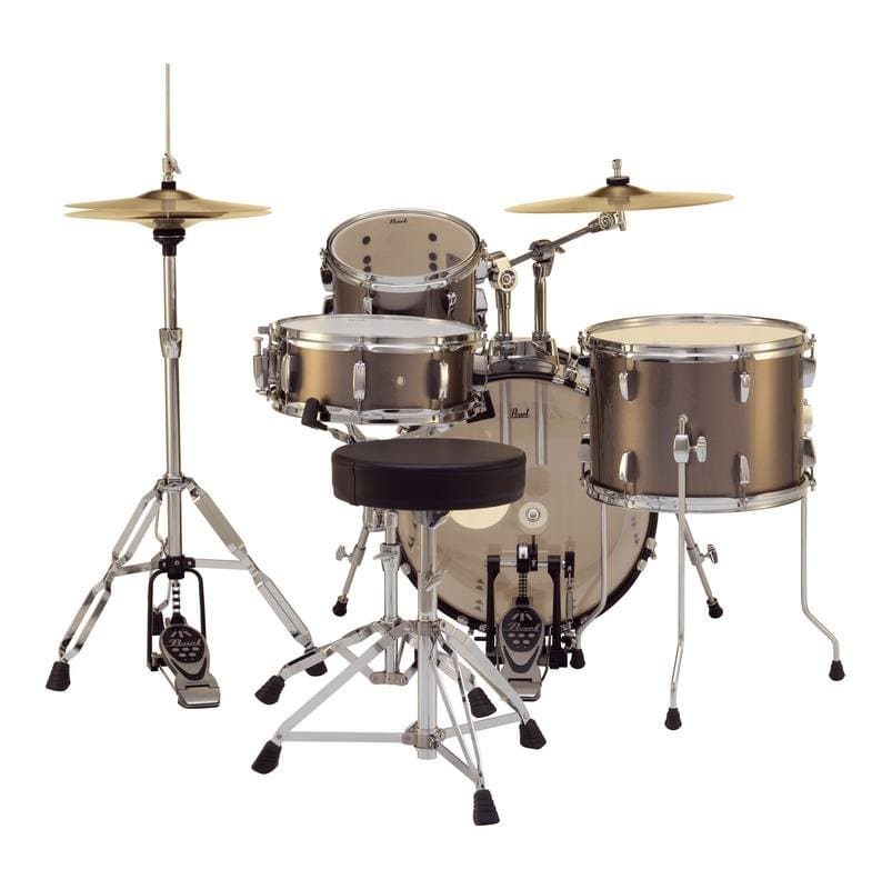 Pearl Roadshow 4 pc Set w/ Hardware & Cymbals - Bronze Metallic