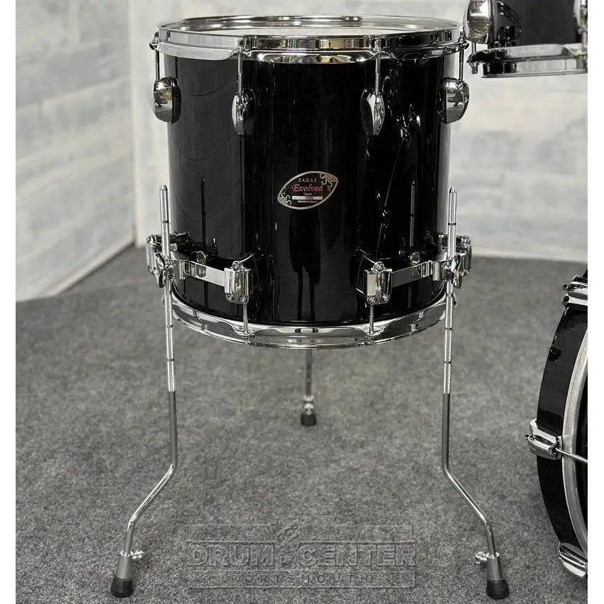 Sakae Evolved Maple 4pc Drum Set 20/10/12/14 Real Black - BLOWOUT! - Drum Center Of Portsmouth