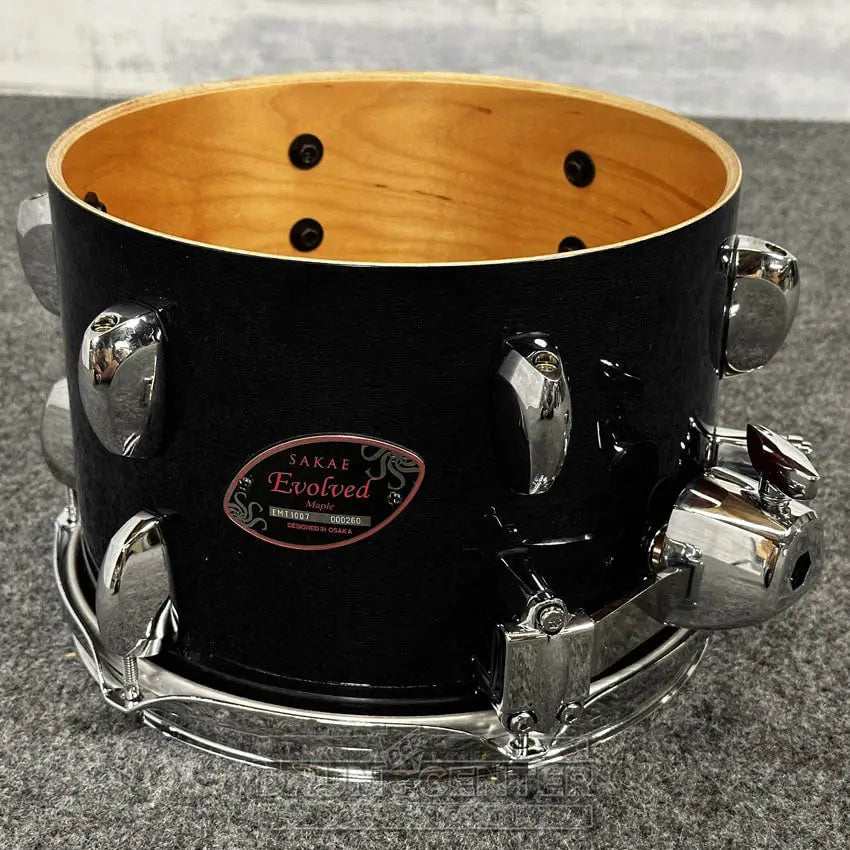 Sakae Evolved Maple 4pc Drum Set 20/10/12/14 Real Black - BLOWOUT! - Drum Center Of Portsmouth