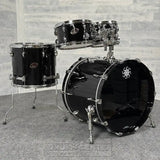 Sakae Evolved Maple 4pc Drum Set 22/10/12/16 Real Black - BLOWOUT! - Drum Center Of Portsmouth