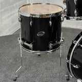 Sakae Evolved Maple 4pc Drum Set 22/10/12/16 Real Black - BLOWOUT! - Drum Center Of Portsmouth