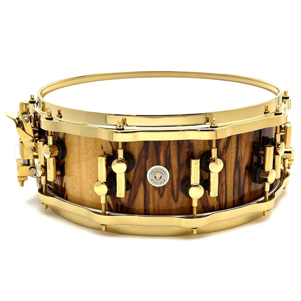 Sonor SQ2 Heavy Beech Snare Drum 14x5.5 African Marble Gloss w/Gold Hw - Drum Center Of Portsmouth