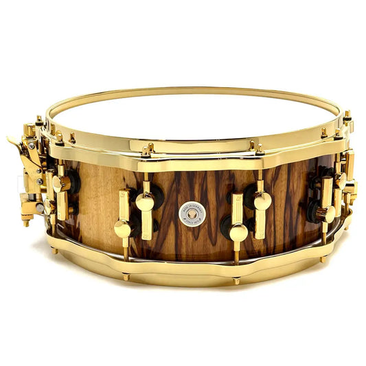 Sonor SQ2 Heavy Beech Snare Drum 14x5.5 African Marble Gloss w/Gold Hw - Drum Center Of Portsmouth