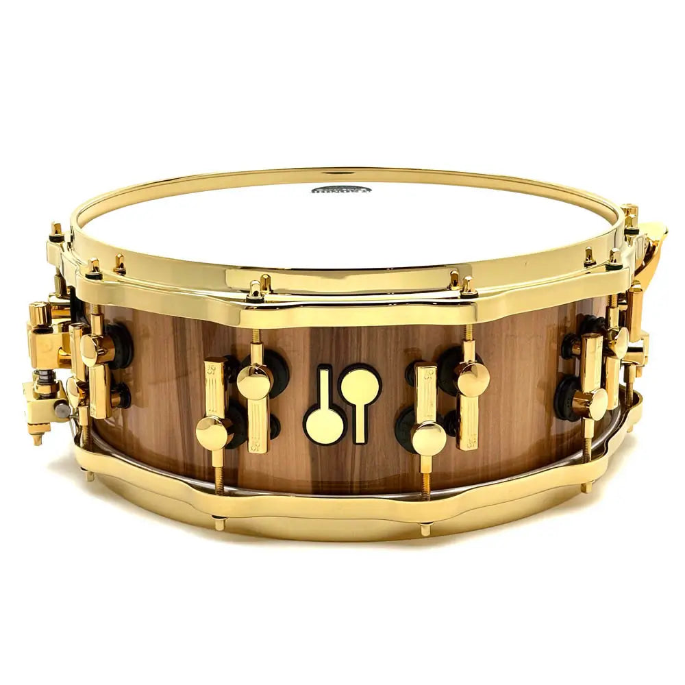 Sonor SQ2 Heavy Beech Snare Drum 14x5.5 American Walnut Gloss w/Gold Hw - Drum Center Of Portsmouth