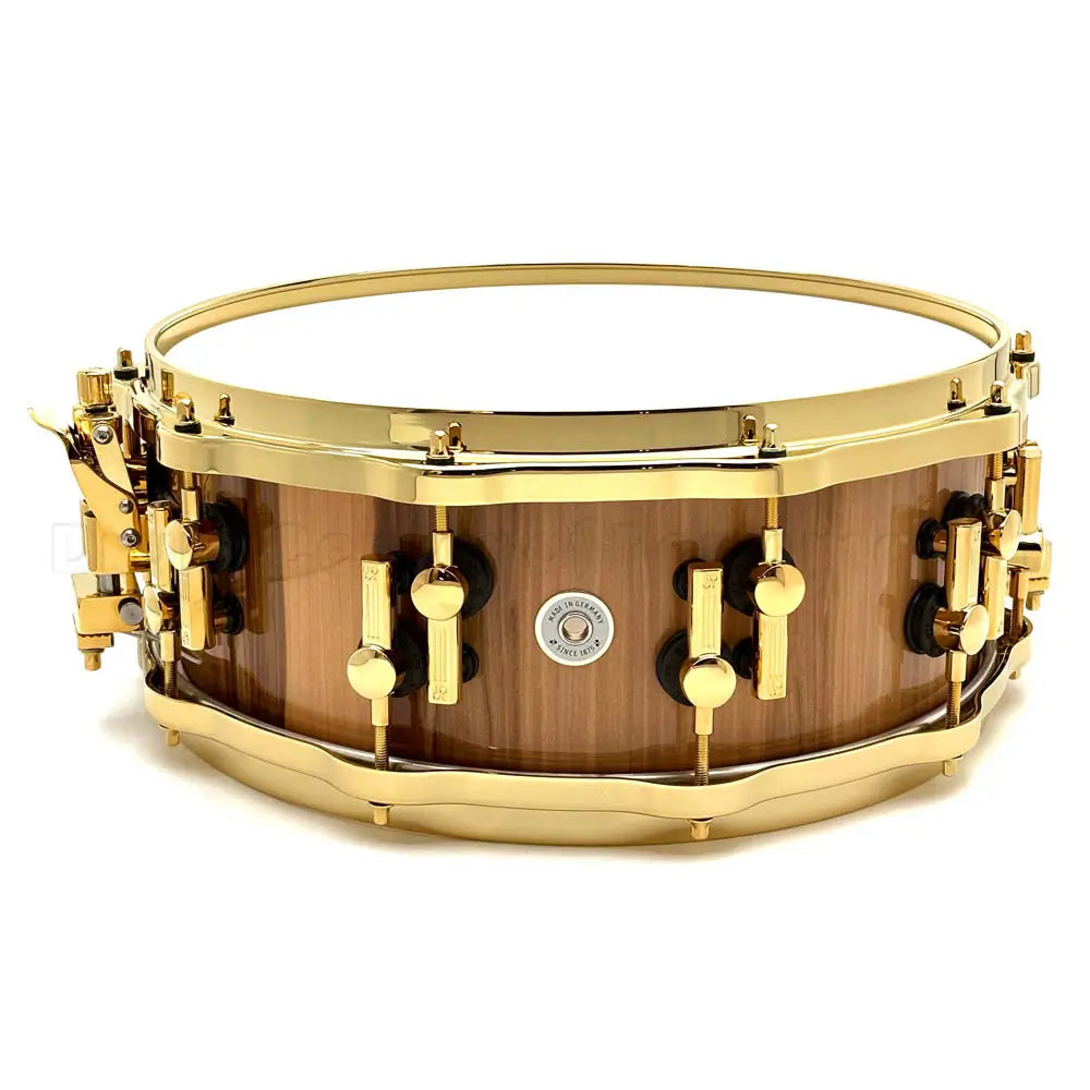 Sonor SQ2 Heavy Beech Snare Drum 14x5.5 American Walnut Gloss w/Gold Hw - Drum Center Of Portsmouth