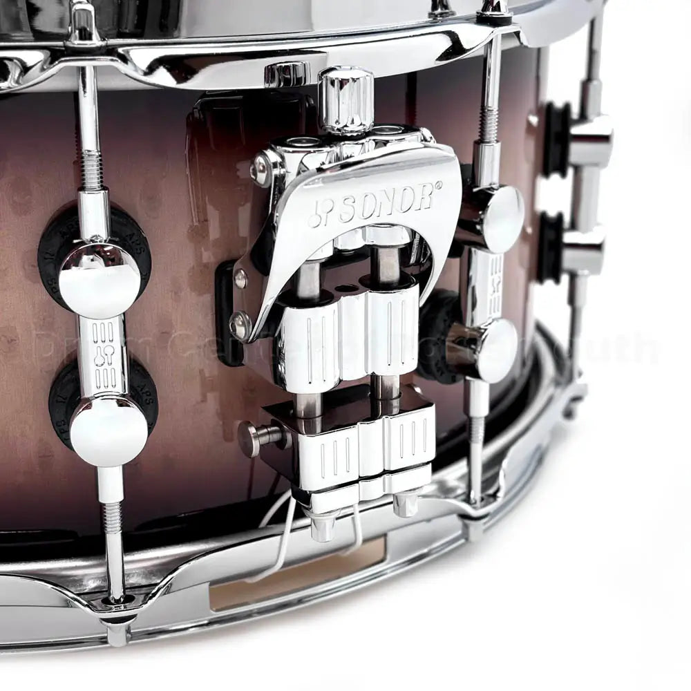 Sonor SQ2 Heavy Beech Snare Drum 14x6.5 Birdseye Brown Fade Gloss - Drum Center Of Portsmouth