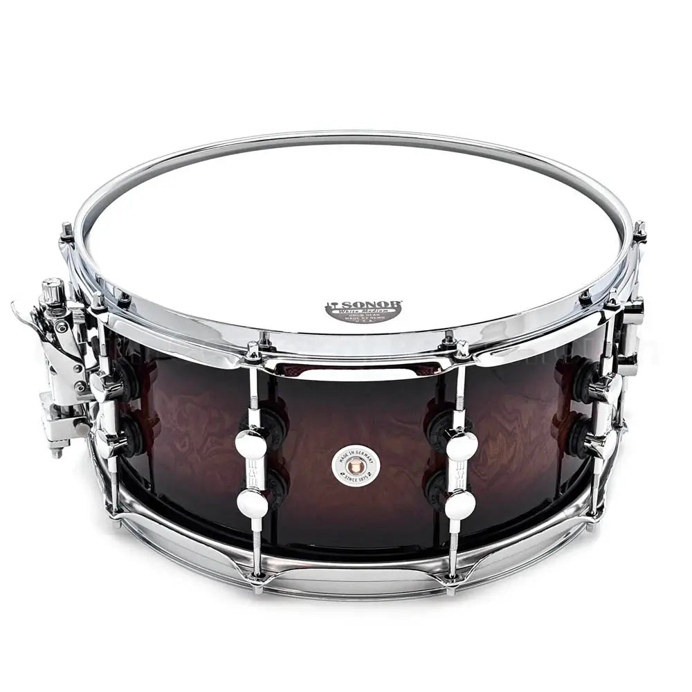 Sonor SQ2 Heavy Beech Snare Drum 14x6.5 Walnut Brown Burst Gloss - Drum Center Of Portsmouth