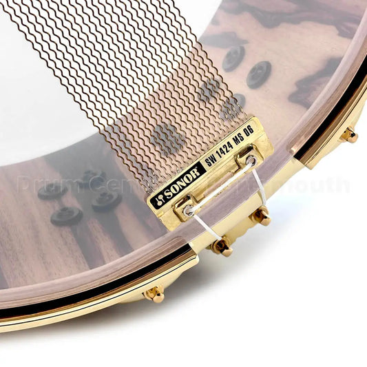 Sonor SQ2 Heavy Beech Snare Drum 14x6 African Marble Gloss w/Gold Hardware - Drum Center Of Portsmouth