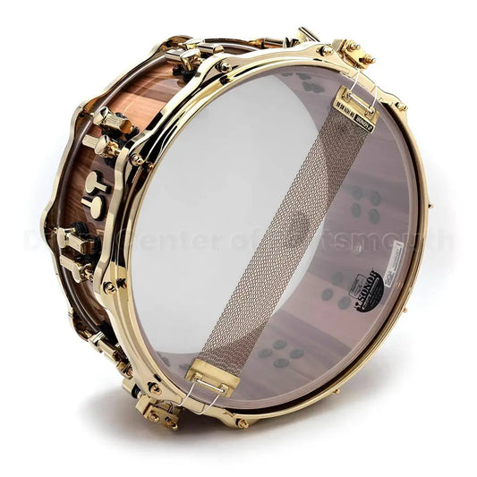 Sonor SQ2 Heavy Beech Snare Drum 14x6 American Walnut Gloss w/Gold Hardware - Drum Center Of Portsmouth