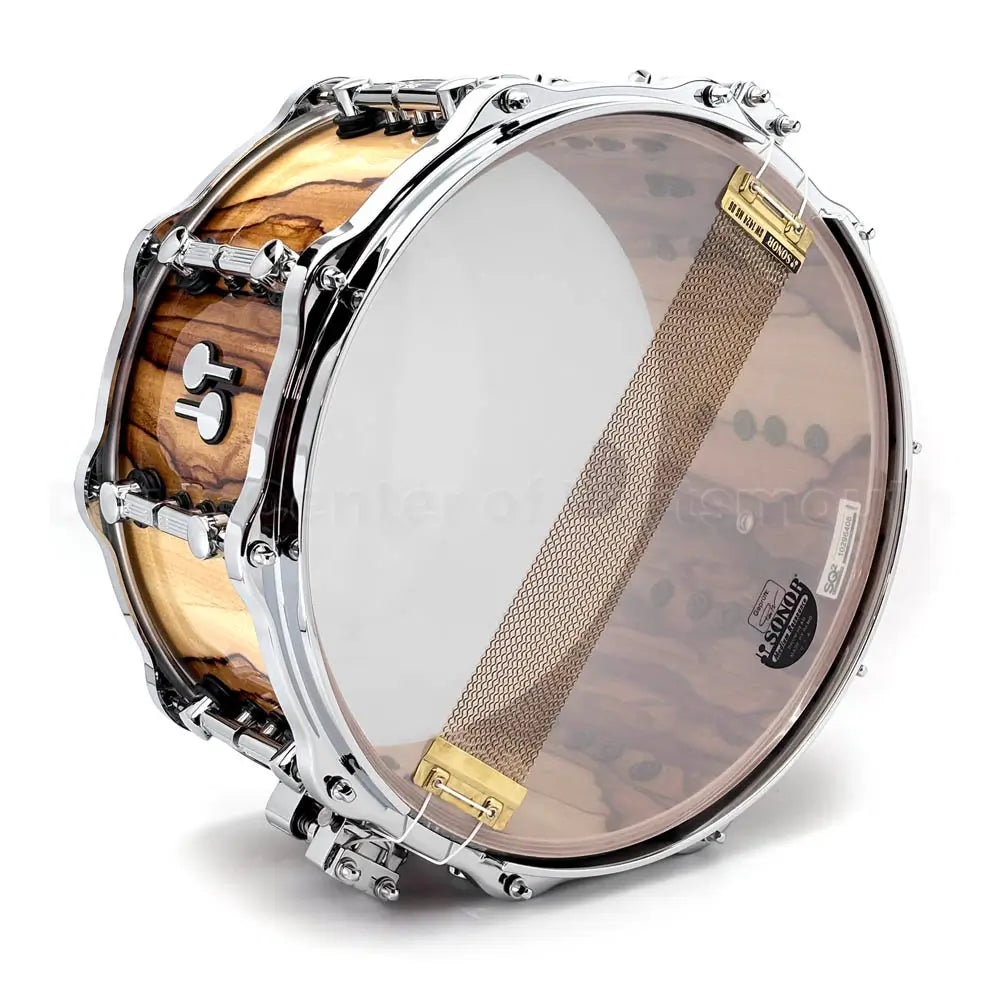 Sonor SQ2 Heavy Beech Snare Drum 14x7 African Marble Gloss - Drum Center Of Portsmouth