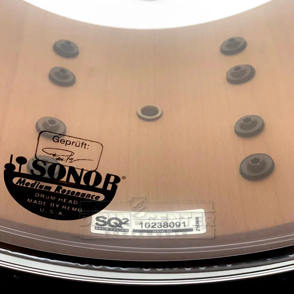 Sonor SQ2 Heavy Beech Snare Drum 14x8 African Marble Gloss