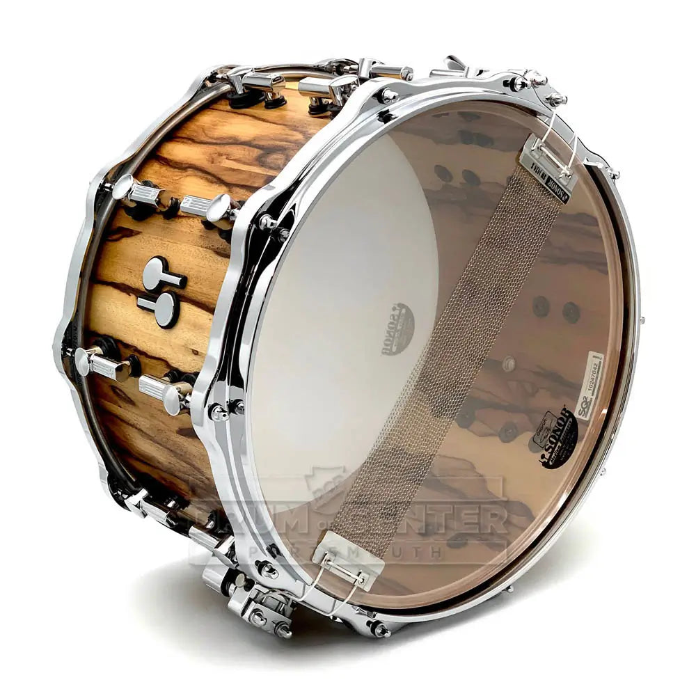 Sonor SQ2 Heavy Beech Snare Drum 14x8 African Marble Semi Gloss - Drum Center Of Portsmouth