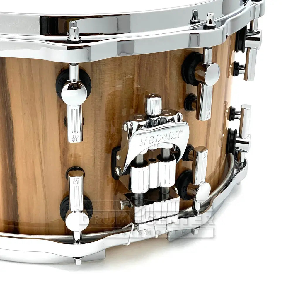 Sonor SQ2 Heavy Beech Snare Drum 14x8 American Walnut Gloss - Drum Center Of Portsmouth