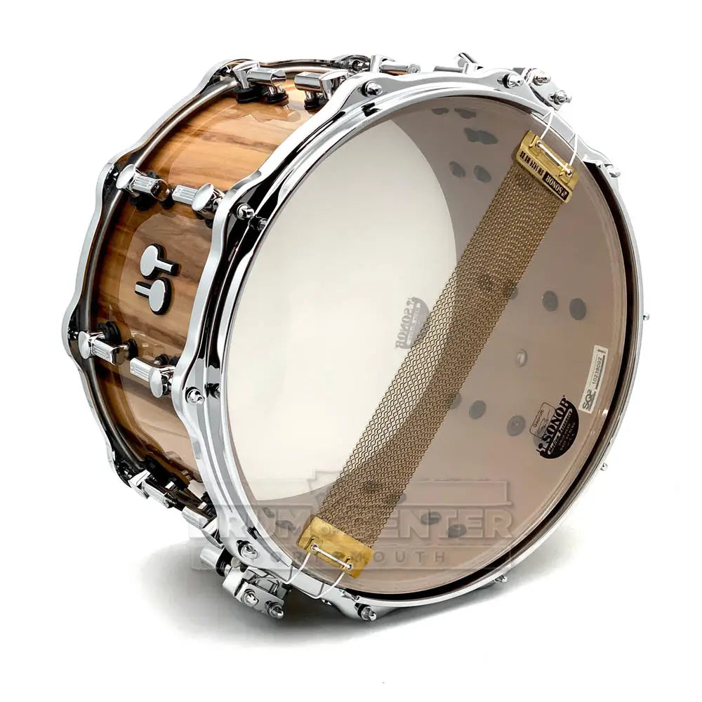 Sonor SQ2 Heavy Beech Snare Drum 14x8 American Walnut Gloss - Drum Center Of Portsmouth