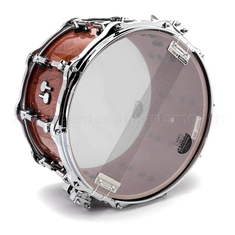 Sonor SQ2 Heavy Beech Snare Drum 14x8 Bubinga Gloss - Drum Center Of Portsmouth