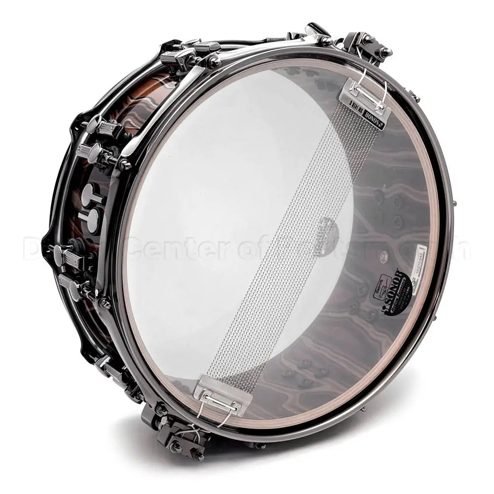 Sonor SQ2 Heavy Maple Snare Drum 14x5.5 Elder Tree Gloss w/Black Hw - Drum Center Of Portsmouth