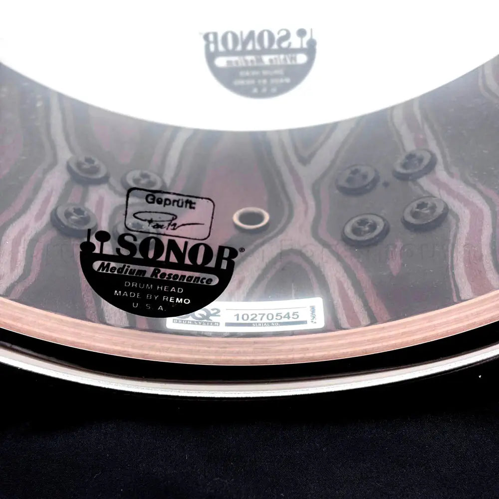 Sonor SQ2 Heavy Maple Snare Drum 14x5.5 Elder Tree Gloss w/Black Hw - Drum Center Of Portsmouth