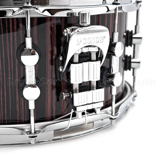 Sonor SQ2 Medium Beech Snare Drum 14x6.5 Ebony Gloss - Drum Center Of Portsmouth