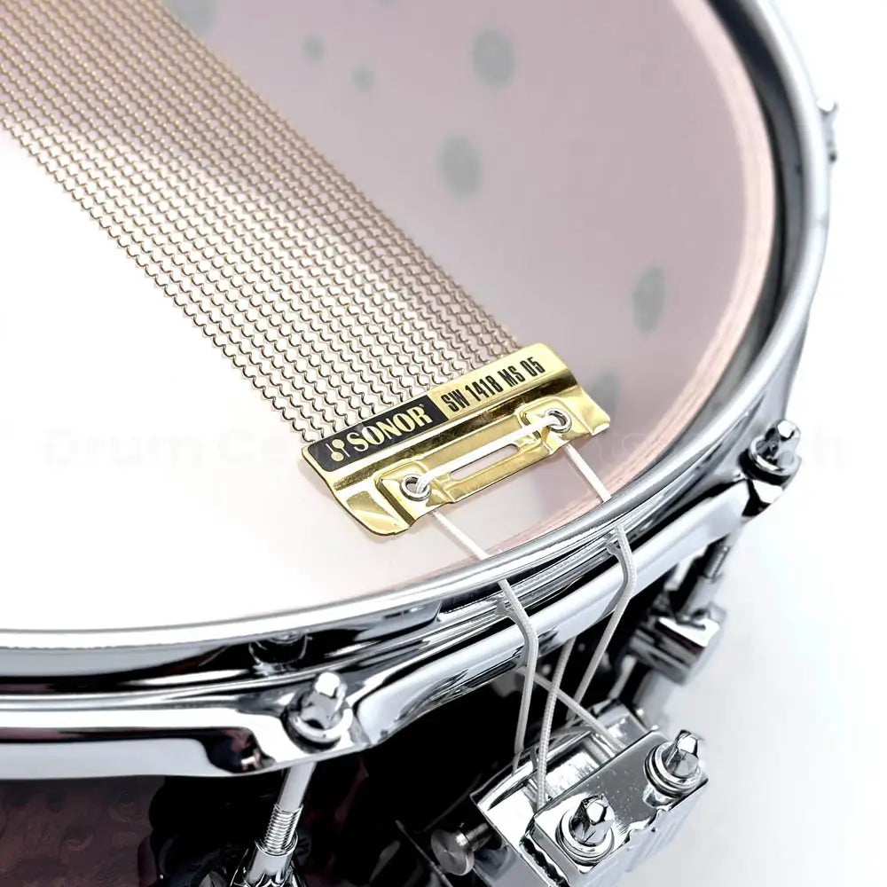 Sonor SQ2 Medium Beech Snare Drum 14x6.5 Walnut Brown Burst Gloss - Drum Center Of Portsmouth