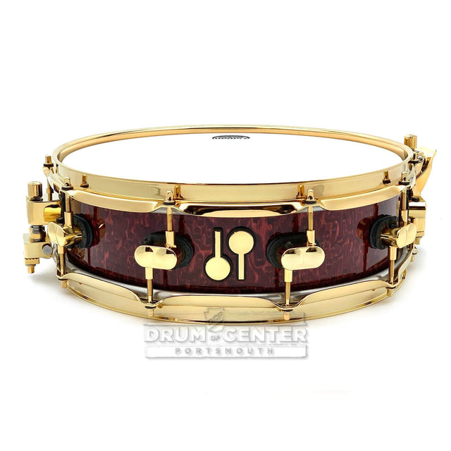 Sonor SQ2 Maple Medium Snare Drum 14x4.25 Birdseye Cherry Gloss w/Gold Hardware