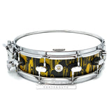 Sonor SQ2 Maple Medium Snare Drum 14x4.25 Yellow Tribal